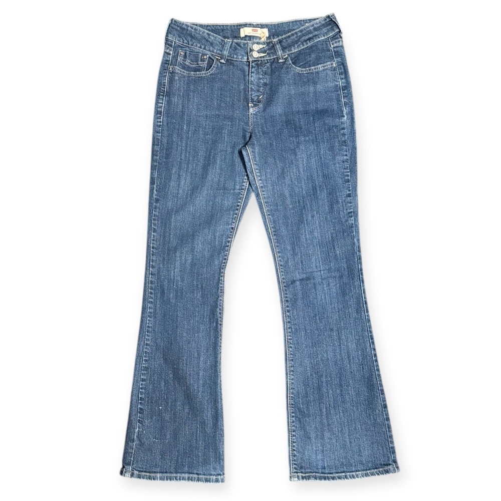 Levis 526 Jeans Women 6 S BootCut Dark Wash Mid Rise Denim Slender Stretch 29\30
